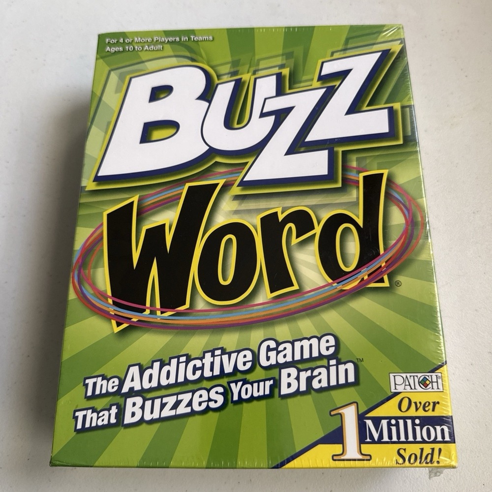BUZZ WORD Game for Family Game‎ Night Fun 2017 Play Monster SEALED NOS NEW